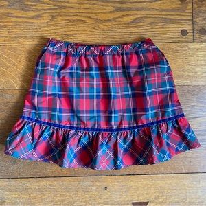 EUC Vineyard Vines Girls Merry Plaid Skirt